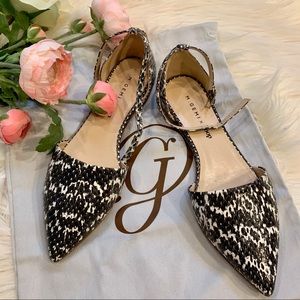Gwinetta Pointy Toe Flat M.Gemi x Goop